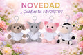 LLAVERO PELUCHE PACK DE 5